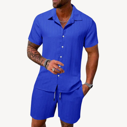 Nicson | Men’s Casual Shirt & Shorts Set