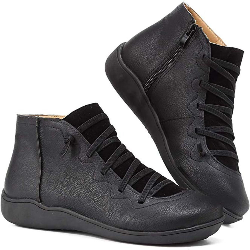 Afra | Women’s Vintage Lace-Up Boots