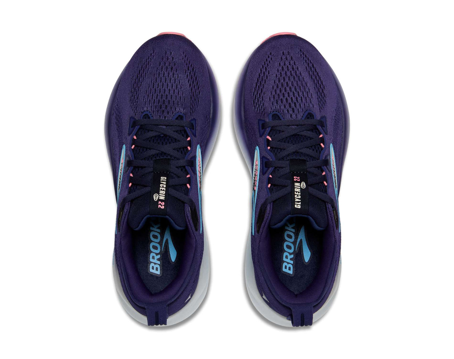 Brooks Glycerin 22 Women’s Wide Running Shoes Soft Cushion Comfort Trainers