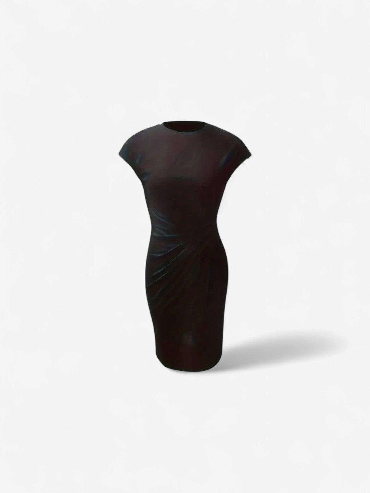 Selvara | Women’s Ruched Wrap Midi Dress