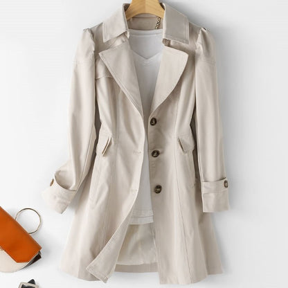 Chiapie | Women’s Single-Button Trench Coat