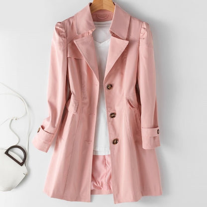 Chiapie | Women’s Single-Button Trench Coat