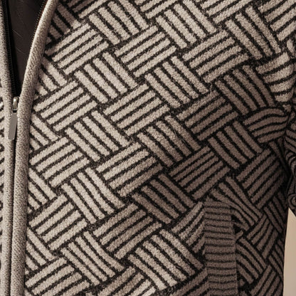 Zoro | Men’s Organic Cotton Blend Zig-Zag Jacket