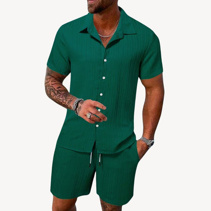 Nicson | Men’s Casual Shirt & Shorts Set