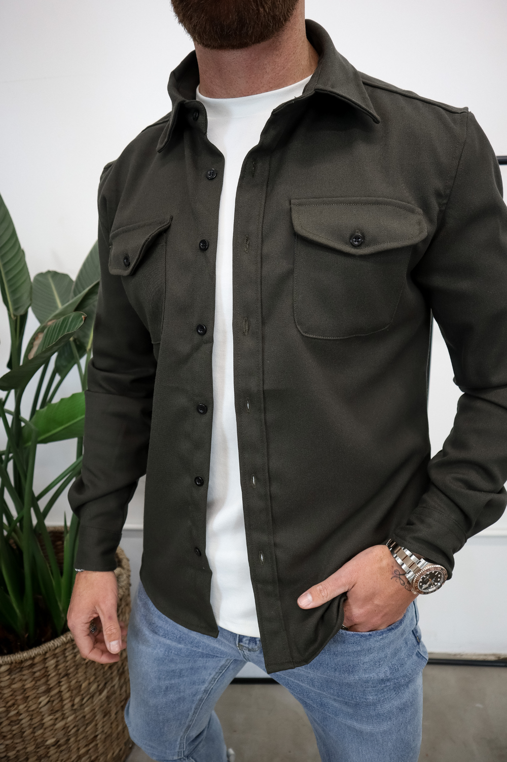 Mern | Men’s Structured Overshirt Jacket