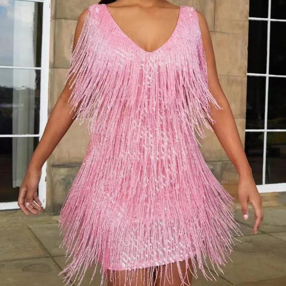 Selba | Women’s Fringe Mini Party Dress