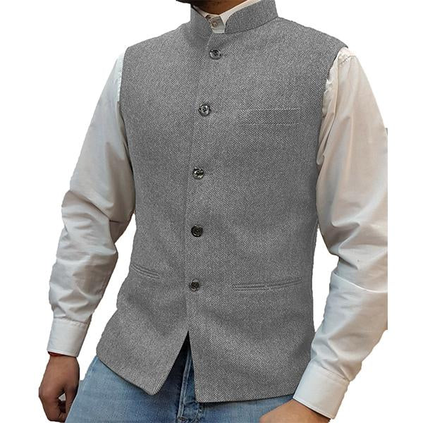 Rendaj | Men’s Stand Collar Vest