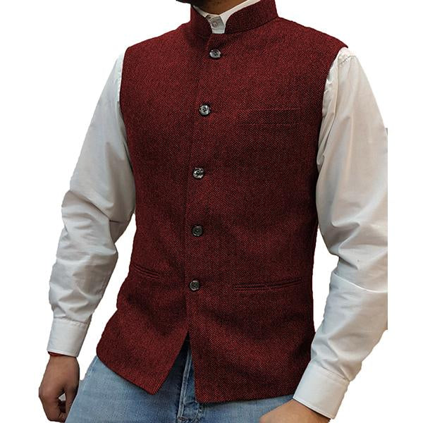 Rendaj | Men’s Stand Collar Vest