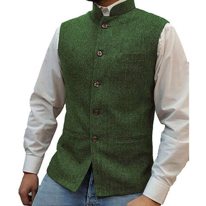 Rendaj | Men’s Stand Collar Vest