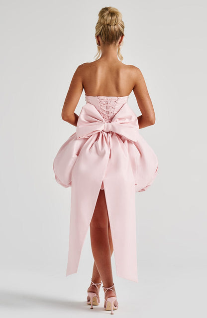 Annila | Women’s Strapless Puff Ball Mini Dress