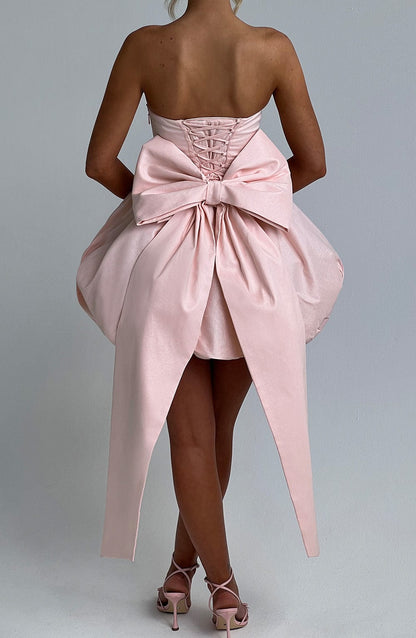 Annila | Women’s Strapless Puff Ball Mini Dress