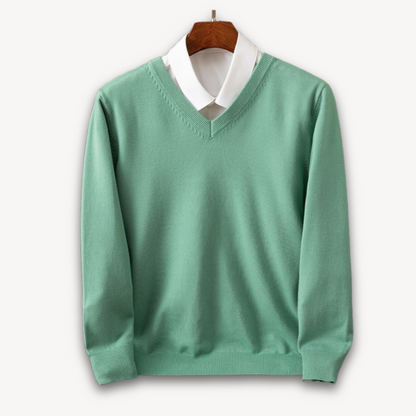 Vanelo | Men’s Premium Soft Blend V-Neck Sweater