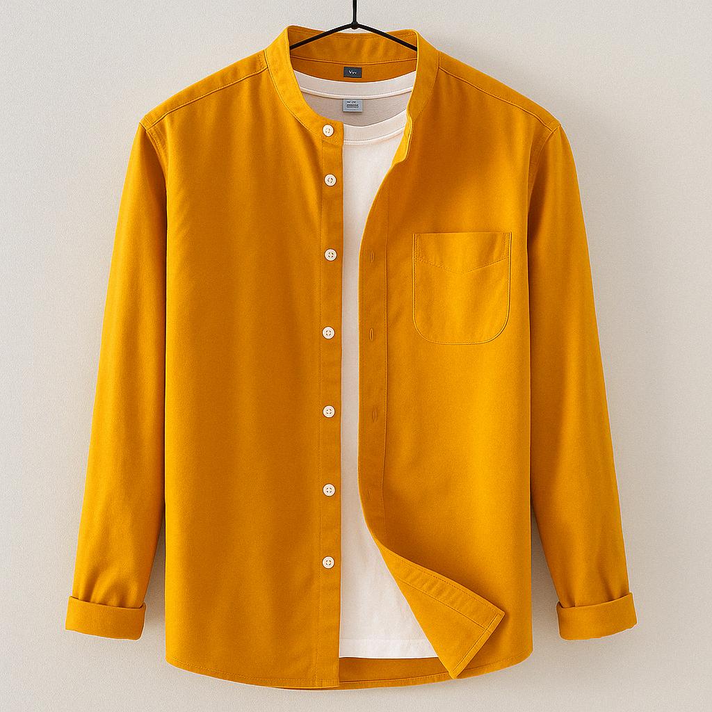 Oman | Men’s Grandad Collar Shirt