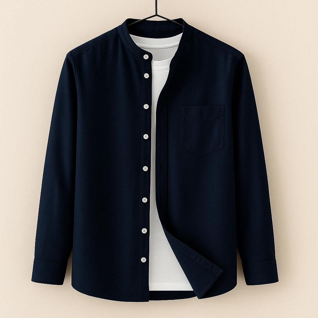 Oman | Men’s Grandad Collar Shirt