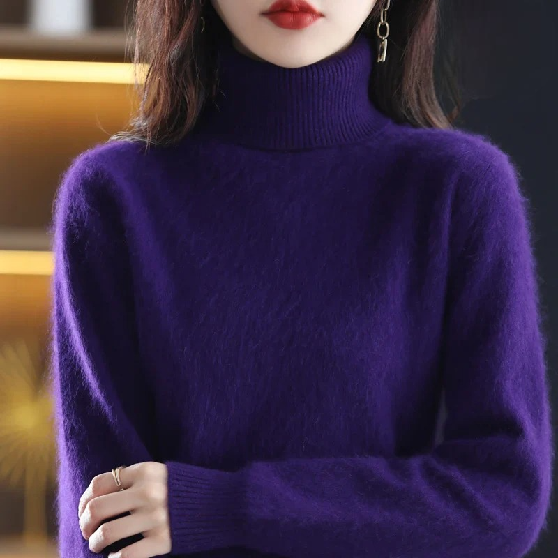 Letizia | Women’s Luxury Cashmere Turtleneck Sweater