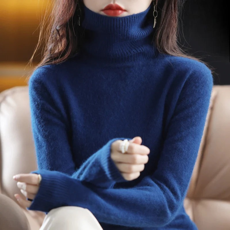 Letizia | Women’s Luxury Cashmere Turtleneck Sweater