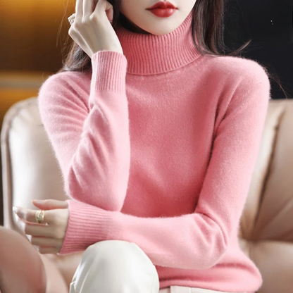 Letizia | Women’s Luxury Cashmere Turtleneck Sweater