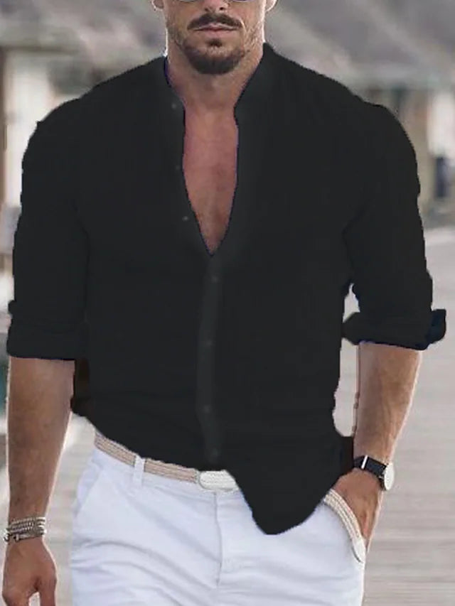Lorieno | Men’s Elegant Linen Shirt